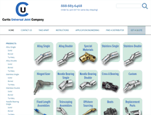 Tablet Screenshot of curtisuniversal.com